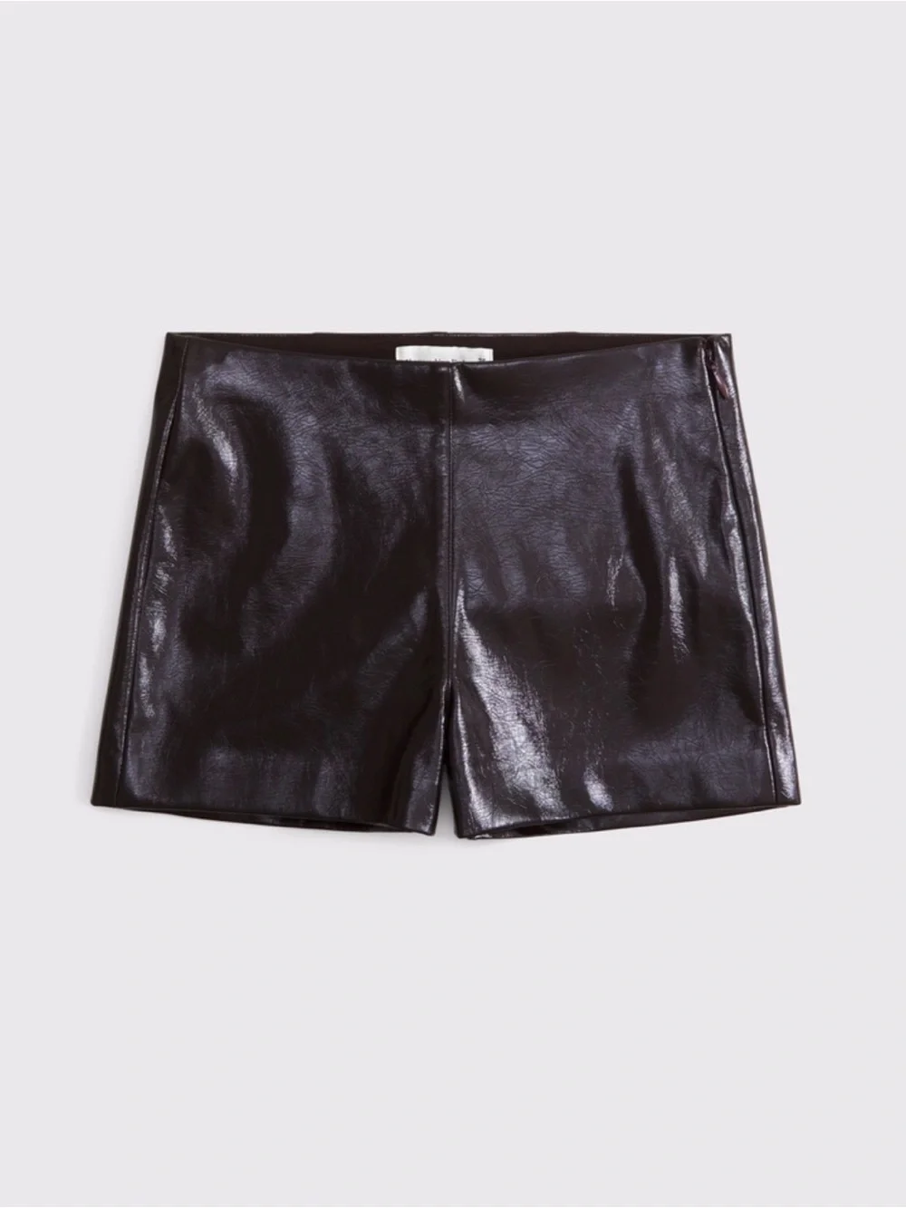 Abercombie Stretch Vegan Glossy Leather Micro Short